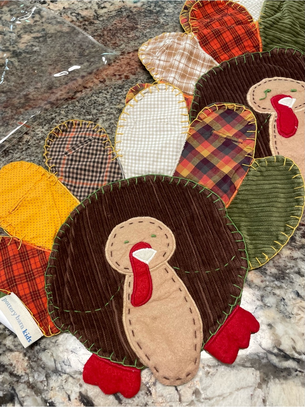 Vintage PB Kids Thanksgiving Placemats